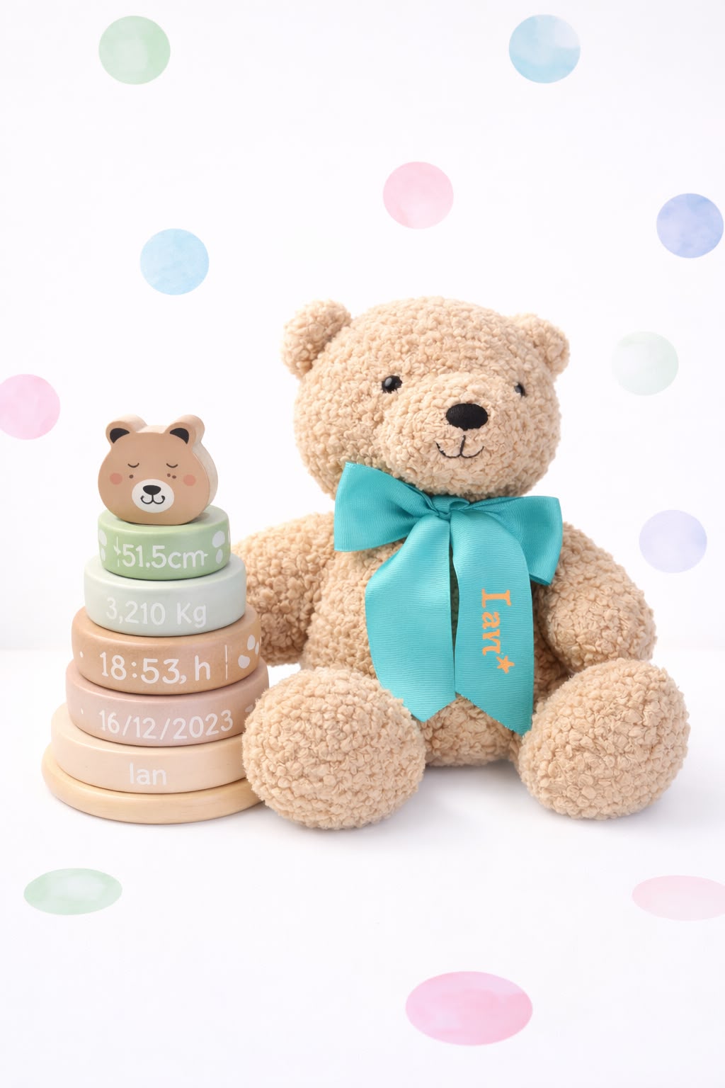 🧸 Torre Apilable con Peluche